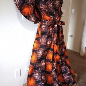 Beautiful New Handmade African Ankara Jumpsuit Medium